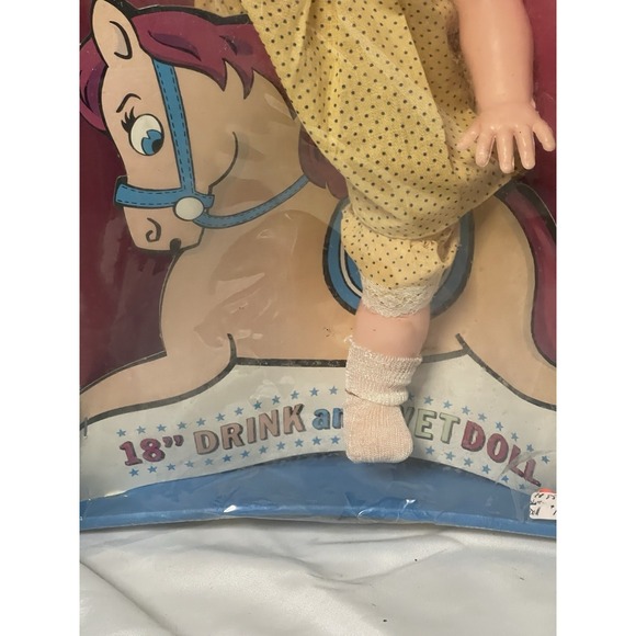 Vintage Lovee Doll and Toy Company #2000,Vicki 1982 18" Drink & WetDoll Rare Nos - Picture 3 of 6